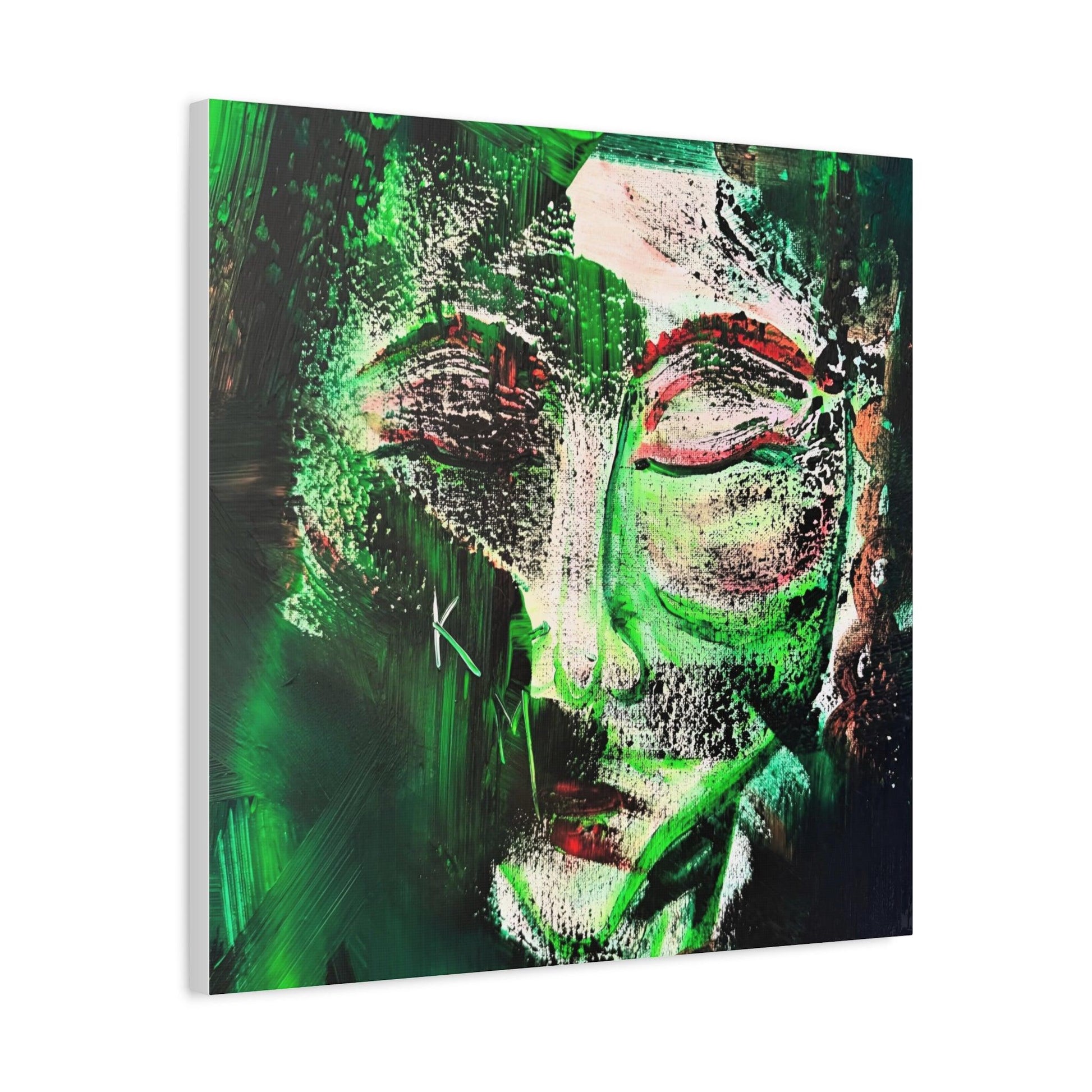 Canvas Print - Portrait Expressionism Painting by Katya Montes - Katya Montes Art