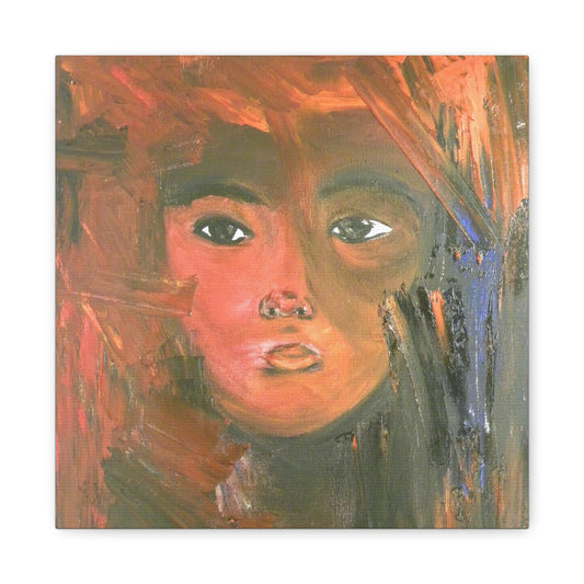 Emergence - Portrait Expressionism - Canvas Print - Katya Montes Art