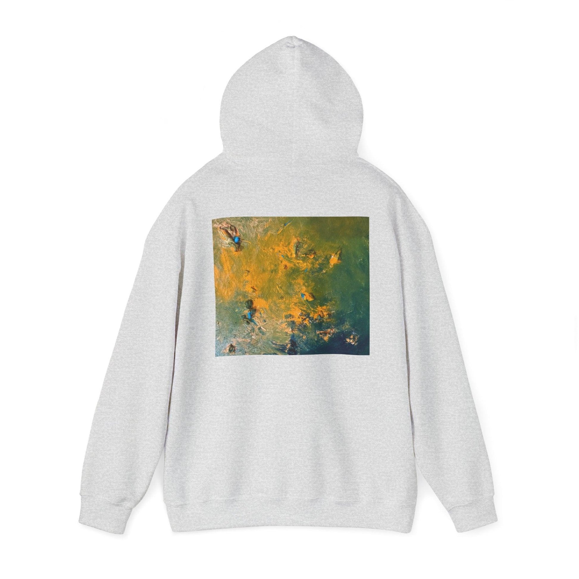 Abstract Painting Hooded Sweatshirt by Katya Montes - Katya Montes Art