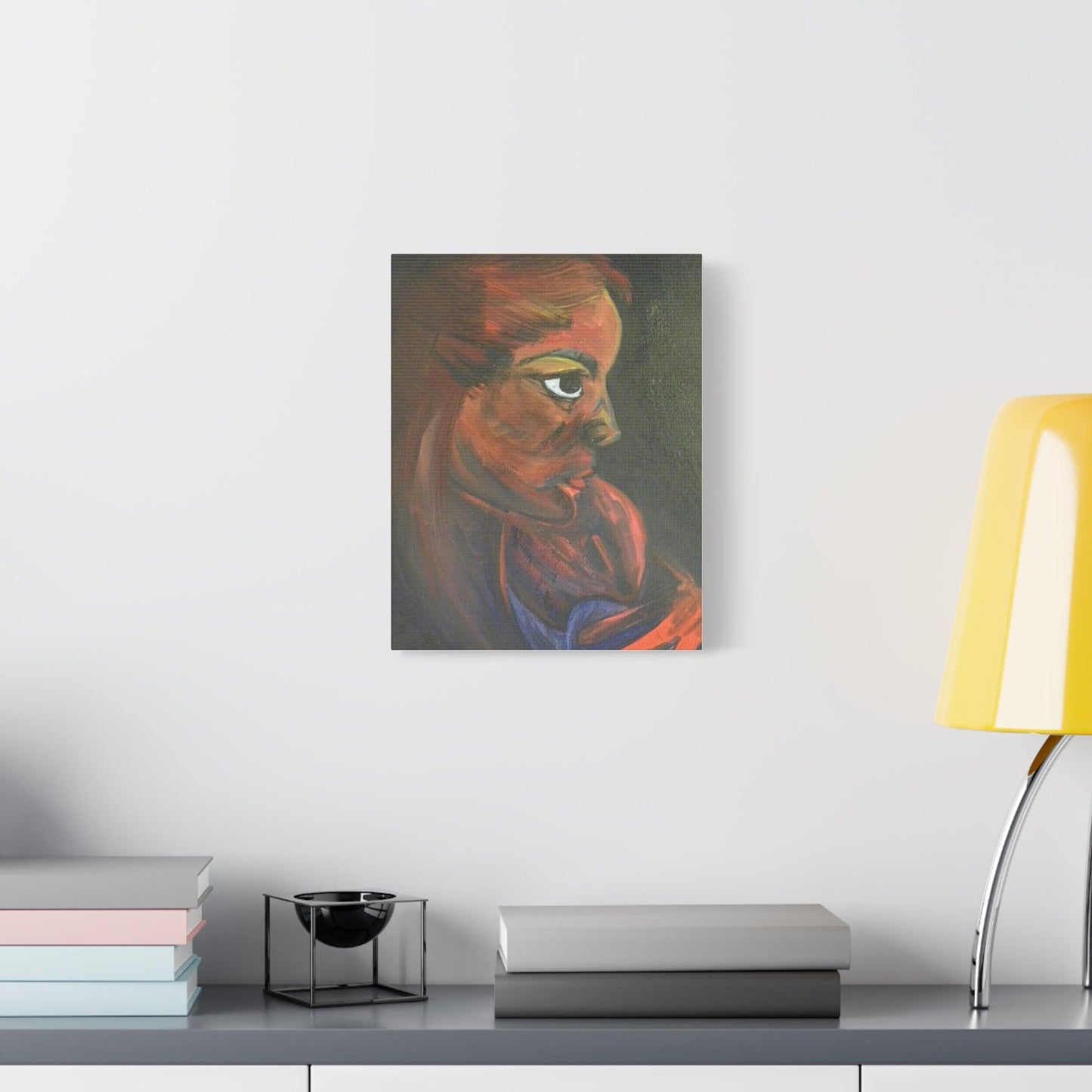 Mother and Child - Portrait Expressionism - Motherhood Collection Canvas Print - Katya Montes Art