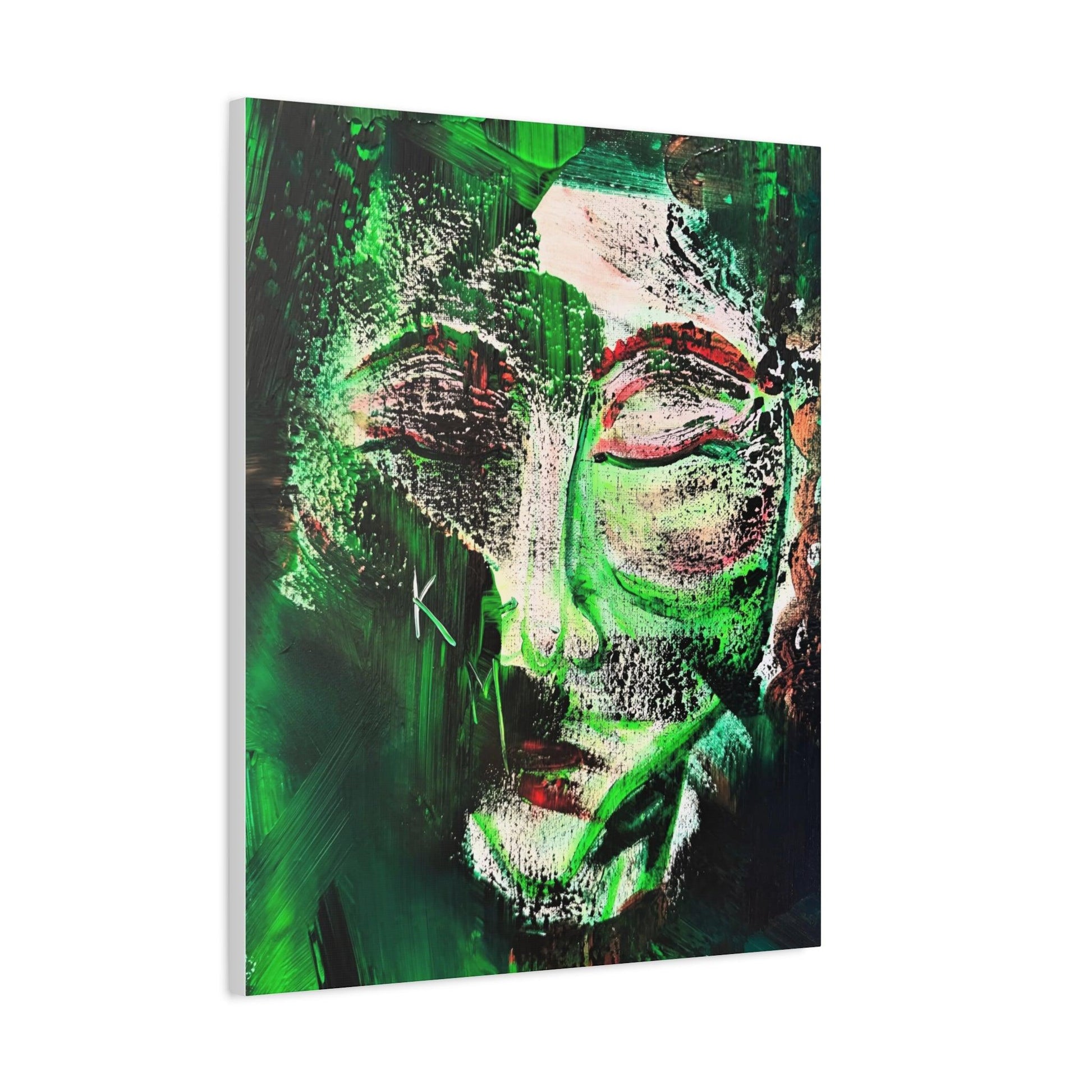 Canvas Print - Portrait Expressionism Painting by Katya Montes - Katya Montes Art