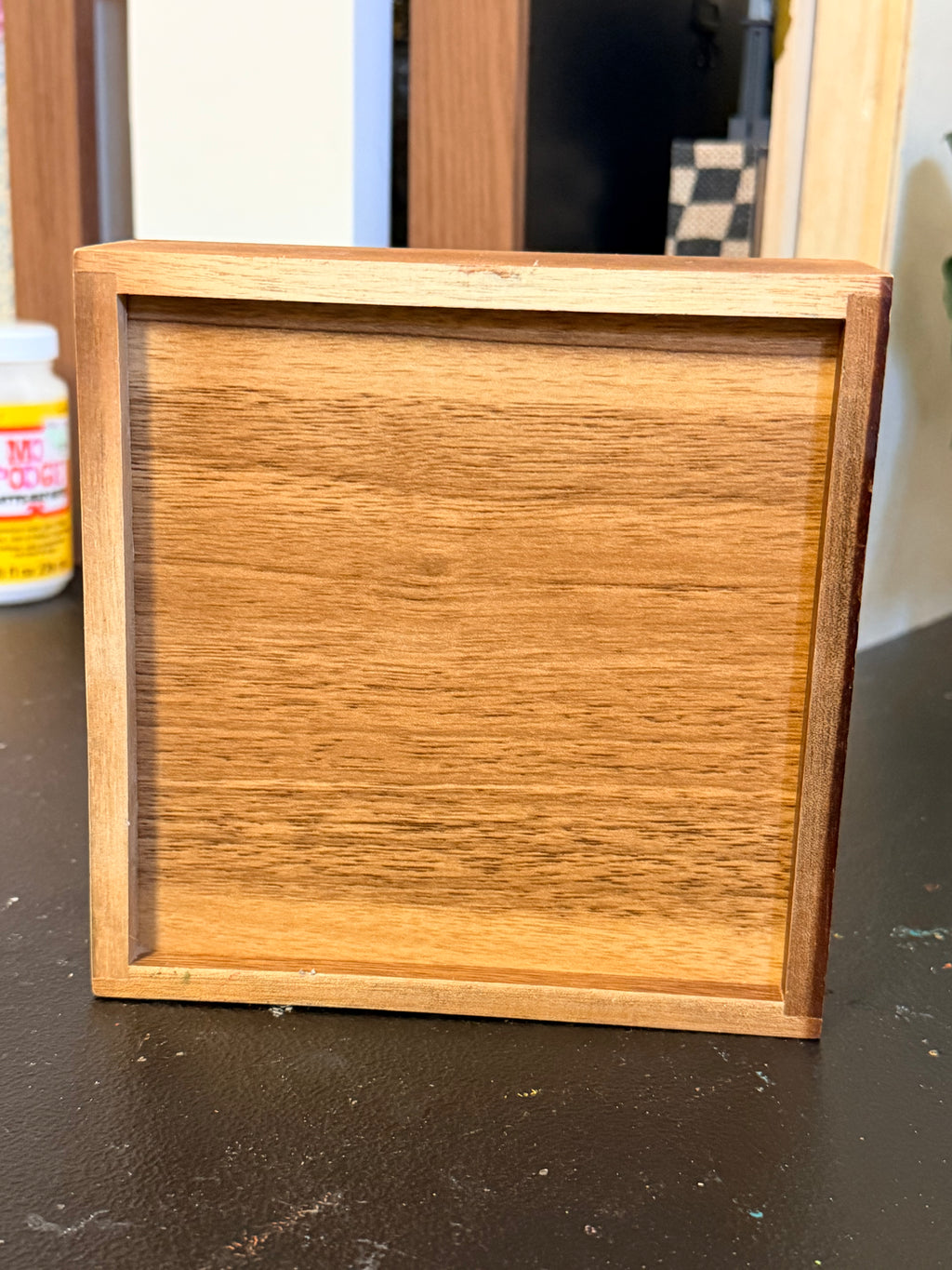 Rustic Wood Mini Shadowbox – "Simply Blessed" (6"x6")